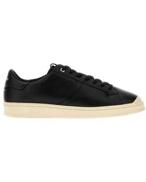 Jil Sander Leather Sneakers - Black