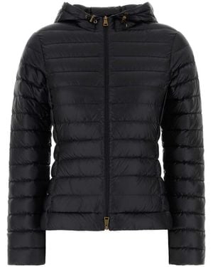 Moncler Quilted Hood Jacket - Black