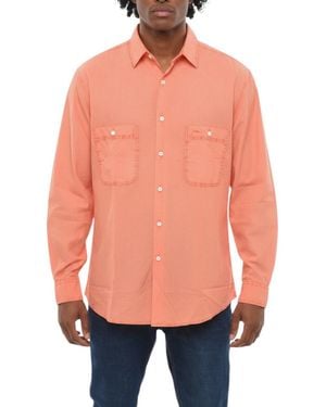 Aspesi Regular Solid Shirt - Orange