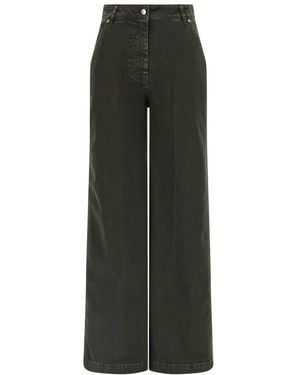 Nude Wide Leg Jeans - Green