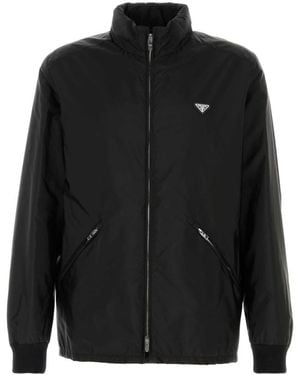 Prada Mock Collar Jacket - Black