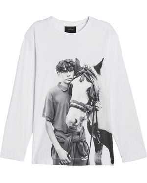 Simone Rocha Graphic Round Neck T-Shirt - White