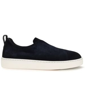 Santoni Slip-On Sneakers - Blue