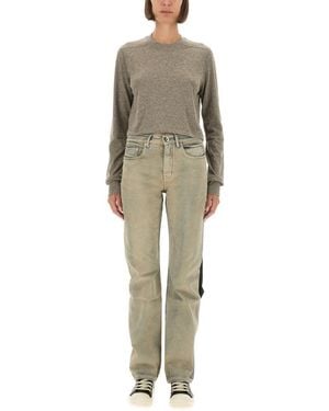 Rick Owens Solid Crew Neck T-Shirt - Natural