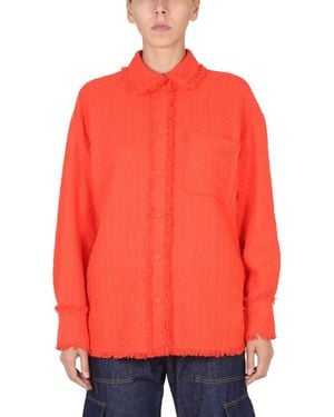 MSGM Relaxed Textured Shirt