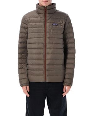 Patagonia Logo Puffer Jacket - Gray
