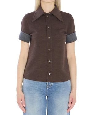 Gucci Regular Solid Shirt - Black