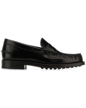 Tod's Leather Loafers - Black