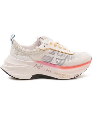 Premiata Logo Hill Sneakers - Pink