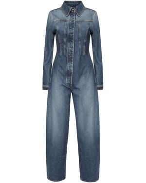 Alaïa Denim Overalls - Blue