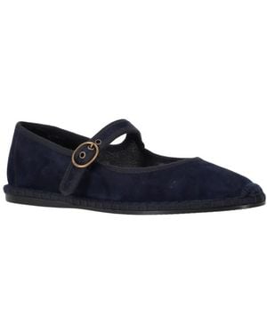 Ralph Lauren Suede Ballet Flats - Blue