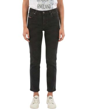 DIESEL Skinny High Rise Jeans - Black
