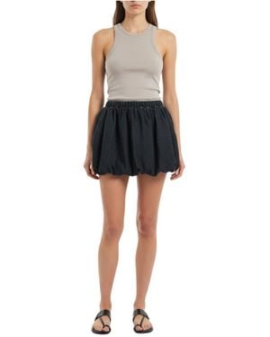 DIESEL Solid Above Knee Skirt - Black