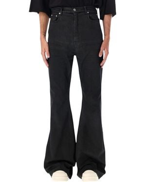 Rick Owens Bootcut Solid Jeans - Black