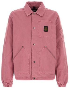 Refrigiwear Denim Tabbs Jacket - Pink