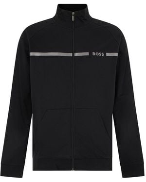 BOSS Mock Collar Jacket - Black