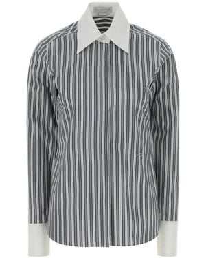 Stella McCartney Regular Stripes Shirt - Gray