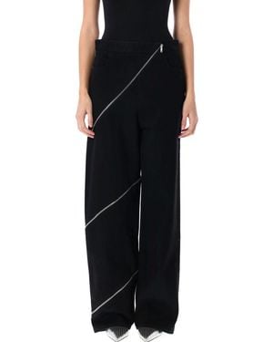 Alaïa Zip Denim - Black