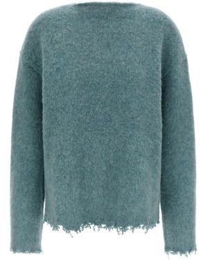 Jil Sander Fringed Sweater - Green