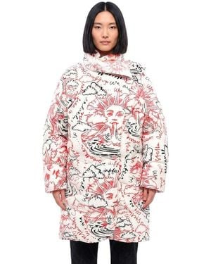 Stella McCartney Graphic Mock Collar Jacket - Red