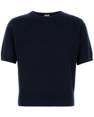 Jil Sander Knitted Sweater - Blue
