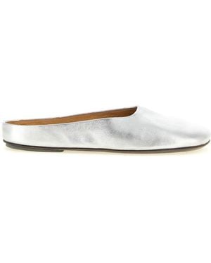 Marsèll Solid Bama Mules - White