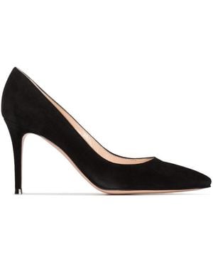 Gianvito Rossi Slip On Heels - Black