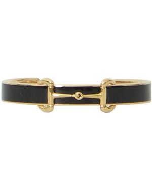 Gucci Horsebit Cuff Bracelet - White