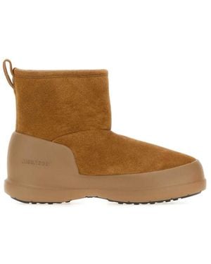 Moon Boot Suede Mezzaluna Ankle Boots - Brown