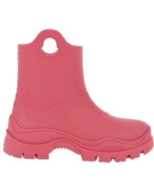 Moncler Rubber Ankle Boots - Pink