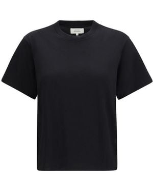 Loulou de Saison Solid Crew Neck T-Shirt - Black