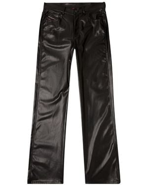 DIESEL Straight Flat Front Pant - Black