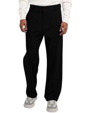 HUGO Flat Front Pants - Black