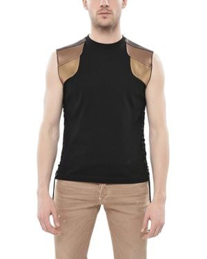DSquared² Solid Sleeveless T-Shirt - Black
