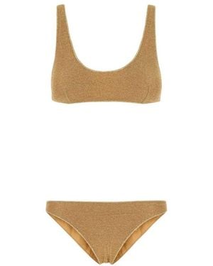Oséree Solid Swimwear - White