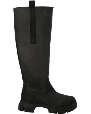 Ganni Slip On Boots - Black