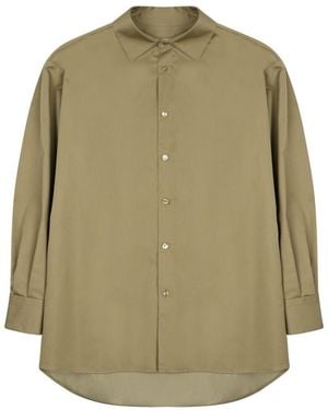 DARKPARK Relaxed Solid Shirt - Green