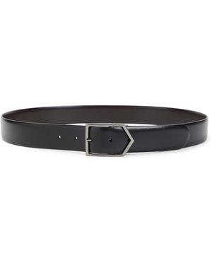 Canali Reversible Buckle Belt - Black