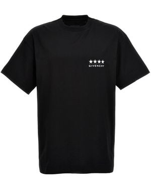 Givenchy Logo Print T-Shirt - Black