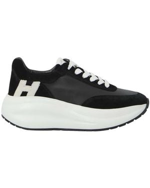 Hogan Color Block Active Sneakers - Black