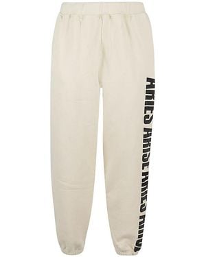 Aries Gothic Print Sweatpants - White