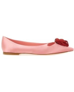 Roger Vivier Slip On Ballet Flats - Pink