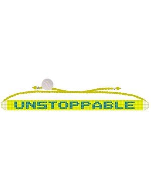 Sorbet Island Lemon Unstoppable Glass Bead Bracelet - Yellow