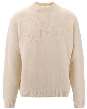A.P.C. Knitted Sweater - White
