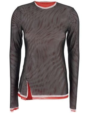 MSGM Crew Neck Jumper - Grey