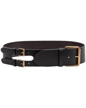 Pinko Square Buckle Belt - Black
