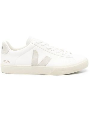 Veja Logo Campo Sneakers - White