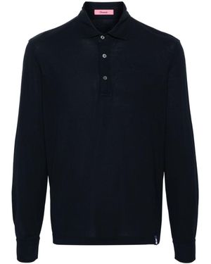 Drumohr Polo Shirt With Logo - Blue
