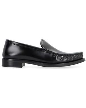 Prada Leather Loafers - Black