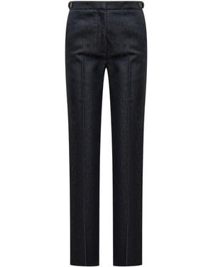 DARKPARK Straight Flat Front Pants - Blue